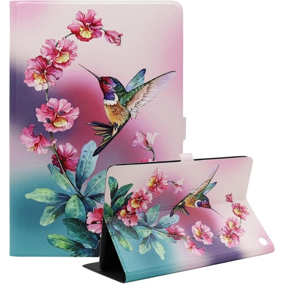Viclowlpfe Other - Viclowlpfe Case for Amazon Kindle Fire HD 10/10 Plus Tablet, Floral Hummingbird